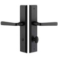 Emtek Emtek 5241 STRETTO Narrow Trim Lockset, 2" x 10" Rectangular Non-Keyed, Brass Tubular, Privacy EMTEK-5241