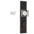 Emtek Emtek 5442 STRETTO Narrow Trim Lockset, 2" x 10" Rectangular Keyed, Brass Tubular, Single Cylinder EMTEK-5442