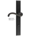 Emtek Emtek 5243 STRETTO Narrow Trim Lockset, 1-1/2" x 11" Rectangular Non-Keyed, Brass Tubular, Privacy EMTEK-5243