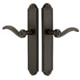 Emtek Emtek 6045 STRETTO Narrow Trim Lockset, 2" x 10-1/2" Tuscany Non-Keyed, Brass Tubular, Dummy Pair EMTEK-6045