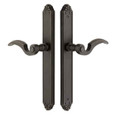 Emtek Emtek 6143 STRETTO Narrow Trim Lockset, 1-1/2" x 11-1/8" Tuscany Non-Keyed, Brass Tubular, Passage EMTEK-6143