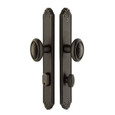 Emtek Emtek 6044 STRETTO Narrow Trim Lockset, 1-1/2" x 11-1/8" Tuscany Keyed, Brass Tubular, Dummy (Pair) EMTEK-6044