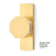 Emtek Emtek 5507 STRETTO Narrow Trim Lockset, 1-1/2" x 5" Non-Keyed, Brass Tubular, Passage EMTEK-5507