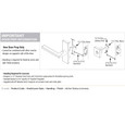 Emtek Emtek 5607 STRETTO Narrow Trim Lockset, 1-1/2" x 5" Non-Keyed, Brass Tubular, Privacy EMTEK-5607