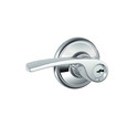 Schlage Residential Schlage Residential F51A - Entry Lock -Merano Lever, C Keyway with 16211 Latch and 10063 Strike SCR-F51A-KEYED-MER