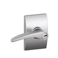 Schlage Residential F51A - Entry Lock -  Manhattan Lever, C Keyway with 16211 Latch and 10063 Strike