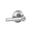 Schlage Residential F51A - Entry Lock -  Broadway Lever, C Keyway with 16211 Latch and 10063 Strike