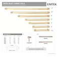 Emtek 8405 Select Cabinet Pulls
