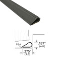 Zero International Zero 488 Self Adhesive Weatherstripping Black Finish 488S-BK