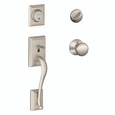 Schlage Residential F60 - Addison Sectional Single Cylinder Keyed Entry Handleset with Plymouth Knob