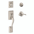 Schlage Residential F60 - Addison Sectional Single Cylinder Keyed Entry Handleset with Accent Lever