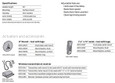 Falcon 8242 specifications sheet: 26-inch header, surface mount, non-handed, 1-million gear box, 200 lb door weight; compatible actuators 8310-852T/869F/8695 and wireless transmitters 8310-844/850/865