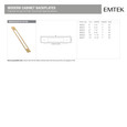 Emtek 8692 Modern Backplate for Cabinet Pull