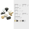 Emtek Emtek Mod Hex Cabinet Knob EMTEK-MOD-HEX-CABINET-KNOB