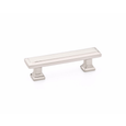 Emtek Geometric Rectangular Cabinet Pull, Schaub Collection