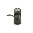 Schlage Residential Schlage Residential FE595 - Plymouth Keypad Entry with Flex-Lock Door Lever Set with Accent Interior Lever SCR-FE595-KEYED-PLY-ACC