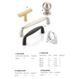 Emtek Emtek Bar Cabinet Knob EMTEK-BAR-CABINET-KNOB