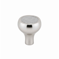 Emtek Carbon Fiber Cabinet Knob - Silver, Schaub Collection