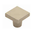 Emtek Sandcast Bronze Rustic Modern Square Cabinet Knob
