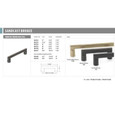 Emtek Emtek Sandcast Bronze Rail Cabinet Pull EMTEK-SANDCAST-BRONZE-RAIL-CABINET-PULL