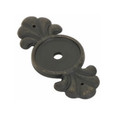 Emtek Tuscany Bronze Backplate for Cabinet Knob