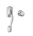 Schlage Residential FE285 - Camelot Lower Handleset Featuring the Georgian Knob for Use with Schlage Deadbolts