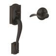Schlage Residential FE285 - Camelot Lower Handle Set for Schlage Deadbolts with Accent Interior Lever