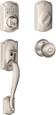 Schlage Residential FE365 - Camelot Electronic Handleset with Georgian Knob