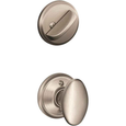 Schlage Residential F59 Siena Knob Interior Pack Single Cylinder Entrance Lock