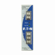 Eaton PSG60E Power Supply, 60W, Single-phase, 100-240V input voltage, 24 Vdc ± 2% output voltage, 1.1A input current, 2.5A output current, 30A inrush current, 47-63 Hz, 85-264V, 120-375 Vdc, Aluminum enclosure, Heavy-duty screw terminals