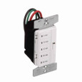 Eaton PT18M-C2 Accell minute timer, 5, 10, 15, 30, and 60 minute default settings, 15A, 120V, Wire leads, Five button, Light almond, white, ivory, Load type: Incandescent, halogen, MLV, ELV, fluorescent, CFL, LED, Single-pole, Polycarbonate, 1800W