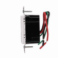 Eaton PT18M-C2 Accell minute timer, 5, 10, 15, 30, and 60 minute default settings, 15A, 120V, Wire leads, Five button, Light almond, white, ivory, Load type: Incandescent, halogen, MLV, ELV, fluorescent, CFL, LED, Single-pole, Polycarbonate, 1800W