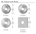 Sargent Sargent DL Series - Privacy (DLU65) Tubular Lock - Standard Lever Series SGT-Privacy-Standard