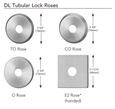 Sargent DL Series - Privacy (DLU65) Tubular Lock - Standard Lever Series