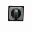 Eaton Q18LWK3R1-GN 16.2 mm Pushbutton Selector Switch, Illuminated, 18 x 18 mm faceplate, Green, Three-position, Maintained left, momentary right, Without bulb