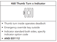 Sargent 468 Series - Thumbturn x Indicator Grade 2 Deadbolt
