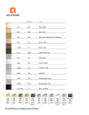 Allegion finish color chart showing available finishes for Ives FS436 heavy-duty cast dome floor stop