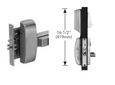 Sargent KP-8900 Series - (8977) Standalone Keypad Mortise Exit Device with Cylinder Override, Heavy Duty, Wide Stile