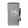 Eaton DH261FRK-CSA Custom single-throw fused safety switch, Enhanced visible blade, 30 A, NEMA 3R, Painted galvanized steel, Class H, Fusible without neutral, Two-pole, Two-wire, 600 V, Max Hp: 7.5, 10 hp/15 hp (1PH @480,600 V TD/600 Vdc), #14-#2 Cu/