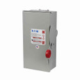 Eaton DH223FCK Heavy duty single-throw fused safety switch, 100 A, NEMA 12/3R, Painted galvanized steel, Two-pole, Two-wire, 240 V, Max Hp: 7.5, 15 hp/15, 30 hp/20 hp (1,3PH @ Std fuse/time delay/250 Vdc), #14-#1/0 Cu/Al