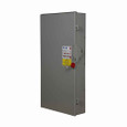 Eaton DH265FWKV Heavy duty single-throw fused safety switch, Corrosion resistant, enhanced visible blade, 400 A, NEMA 4X, 304 stainless steel, Two-pole, Two-wire, 600 V, Max Hp: 50 at 250 Vdc, (2)#1/0-(2)300 kcmil or (1)#1/0-(1)750 kcmil Cu/Al