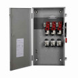 Eaton DH264NRK Heavy duty single-throw fused safety switch, 200 A, NEMA 3R, Painted galvanized steel, Class H, Fusible with neutral, Two-pole, Three-wire, 600 V, Max Hp: 50, 50 hp/50 hp (1PH @480,600 V TD/600 Vdc), #6-250 kcmil Cu/Al