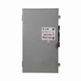 Eaton DH264NRK Heavy duty single-throw fused safety switch, 200 A, NEMA 3R, Painted galvanized steel, Class H, Fusible with neutral, Two-pole, Three-wire, 600 V, Max Hp: 50, 50 hp/50 hp (1PH @480,600 V TD/600 Vdc), #6-250 kcmil Cu/Al