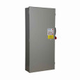 Eaton DH264FRK Enhanced visible blade single-throw safety switch, 200 A, NEMA 3R, Painted galvanized steel, Class H, Fusible without neutral, Two-pole, Two-wire, 600 V, Max Hp: 50, 50 hp/50 hp (1PH @480,600 V TD/600 Vdc), #6-250 kcmil Cu/Al