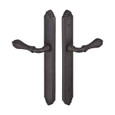 Emtek Emtek 1132 Multi Point Lock Trim (Door Config #1) - Lost Wax Cast Bronze Plates, Tuscany Style (1.5" x 11-1/8"), Non-Keyed Passage EMTEK-1132