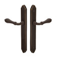 Emtek 1132 Multi Point Lock Trim (Door Config #1) - Lost Wax Cast Bronze Plates, Tuscany Style (1.5" x 11-1/8"), Non-Keyed Passage
