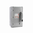 Eaton DH361FCK Enhanced visible blade single-throw safety switch, Corrosion resistant, 30 A, NEMA 4X, Non-metallic, KRYDON, Class H, Fusible without neutral, Three-pole, Three-wire, 600 V, Max Hp: 7.5, 10/ 15, 20 hp (1/3PH @480, 600 V), #14-#2 Cu/Al