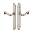 Emtek Emtek 1174 Multi Point Lock Trim (Door Config #1) - Brass Plates, Concord Style (1.5" x 11"), Non-Keyed Fixed Handle Outside, Operating Handle Inside (for Semi-Active Door) EMTEK-1174