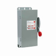 Eaton DH362NDK Heavy duty single-throw fused safety switch, 60 A, NEMA 12/3R, Painted galvanized steel, Class H, Fusible with neutral, Three-pole, Four-wire, 600 V, Max Hp: 20, 25/ 30, 50 hp (1/3PH @480, 600 V), #14-#2 Cu/Al