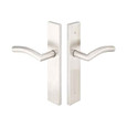 Emtek Emtek 11B2 Multi Point Lock Trim (Door Config #1) - Stainless Steel Plates, Modern Style (2" x 10"), Non-Keyed Passage EMTEK-11B2-SS
